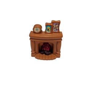 Keenway Dollhouse Home Sweet Furniture Fireplace Mantel Frames Miniature Toys